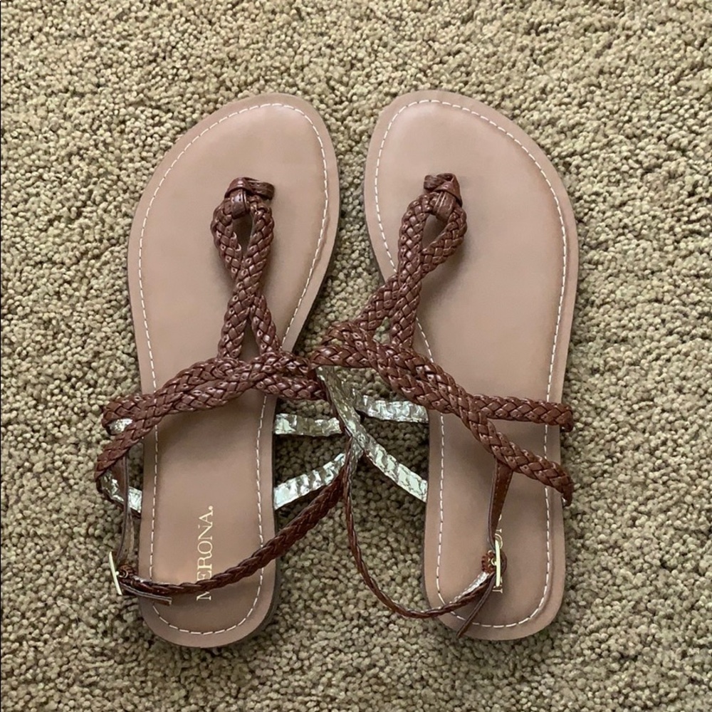 Brown sandals